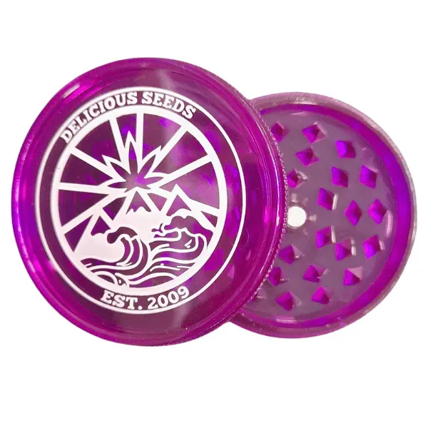 Delicious Seeds grinder plastica 2 parti 50mm viola