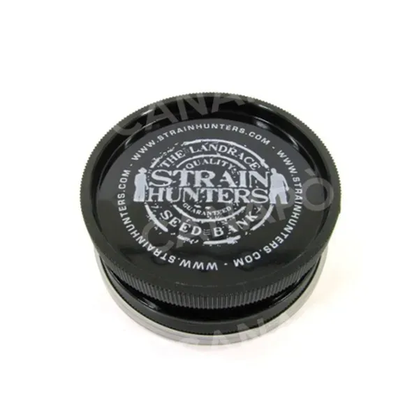 Strain Hunters Grinder Plastica 2 Parti Ø 6 cm Nero