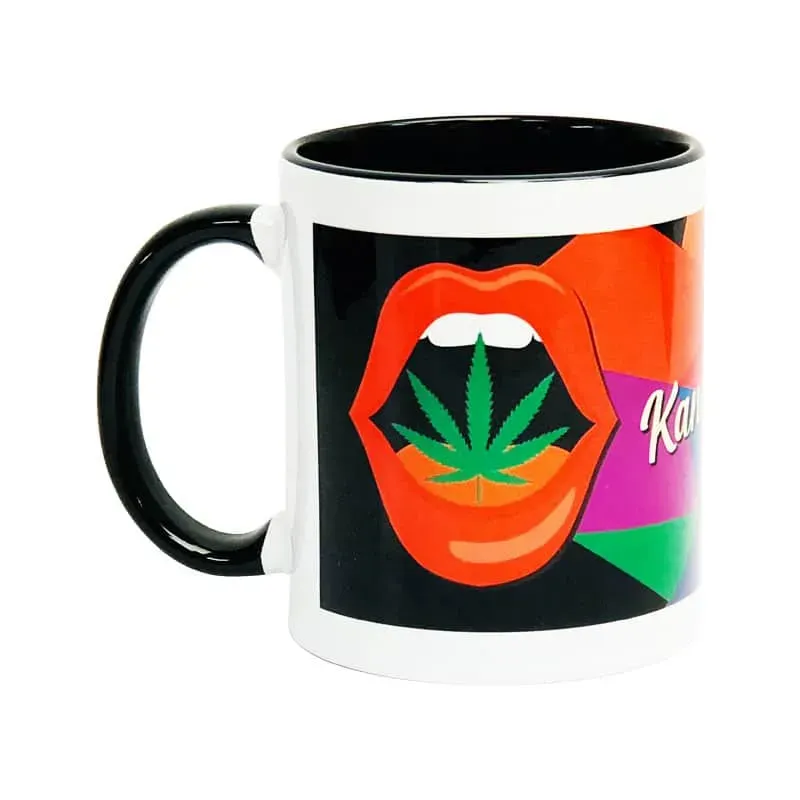 Kannabia mug tazza ceramica 300 ml cannabis