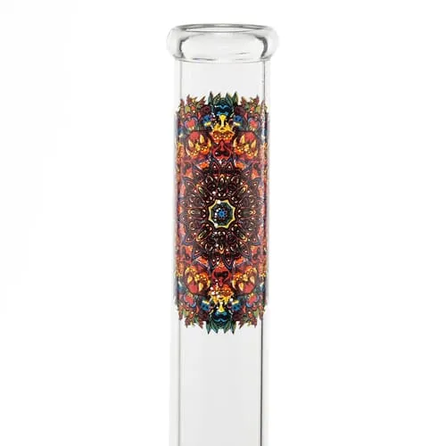 Greenline Mandala bong in vetro 22cm decorato