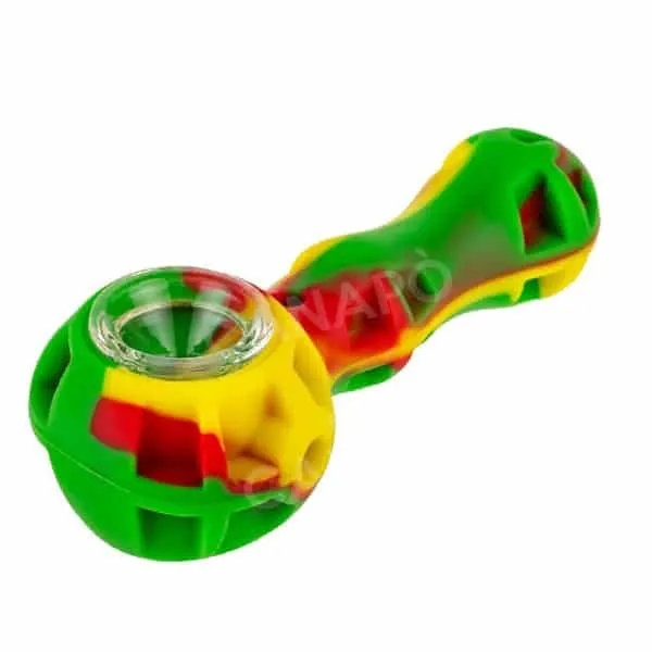 Pipa silicone cucchiaio 10,5cm ciotola vetro