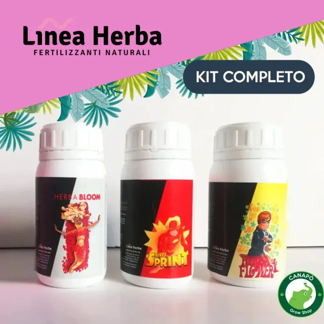 Linea Herba set fertilizzanti Sprint Bloom Flower bio