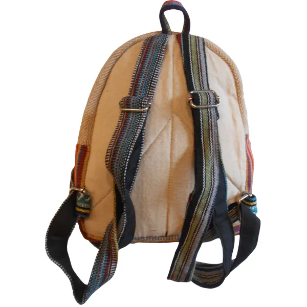 Himalayan zainetto canapa multicolor 28x22 cm