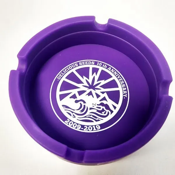 Delicious Seeds posacenere silicone viola 90mm lavabile