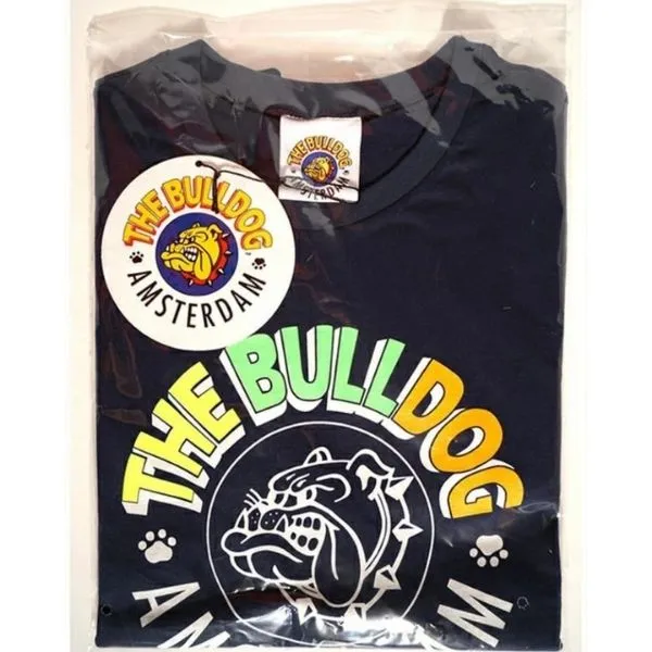 The Bulldog Amsterdam T Shirt maglietta uomo M navy cotone