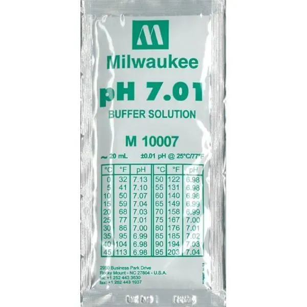 Milwaukee soluzione calibrazione pH 7.01 bustina 20 ml