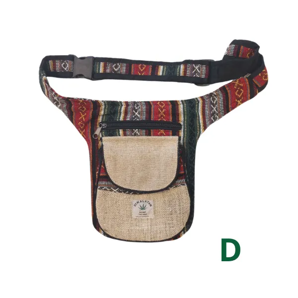 Himalayan HB67 marsupio laterale canapa unisex regolabile