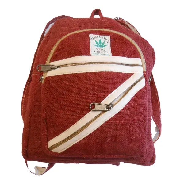 Himalayan HB83-R zainetto canapa rosso piccolo 30 cm