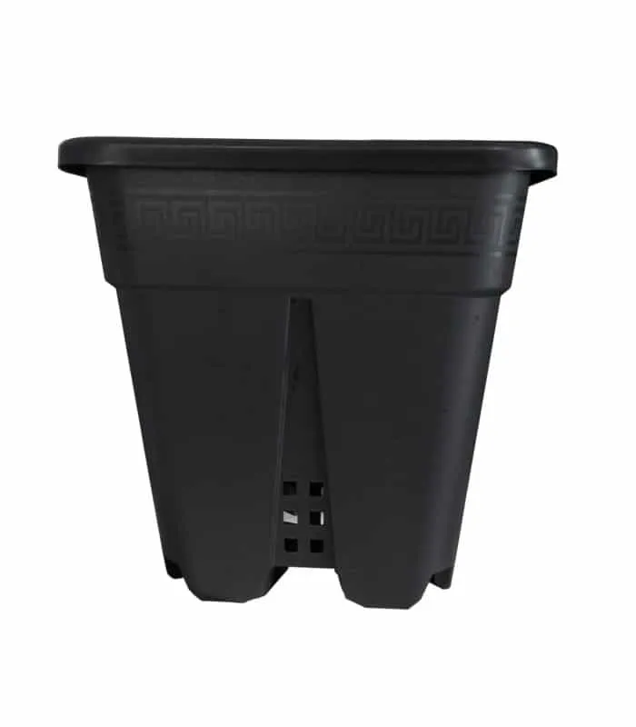 Supervega 16L vaso antispiralizzazione quadrato nero 16 litri