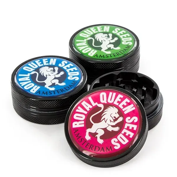 Royal Queen Seeds Grinder Metallo 2 Parti Nero 50 mm