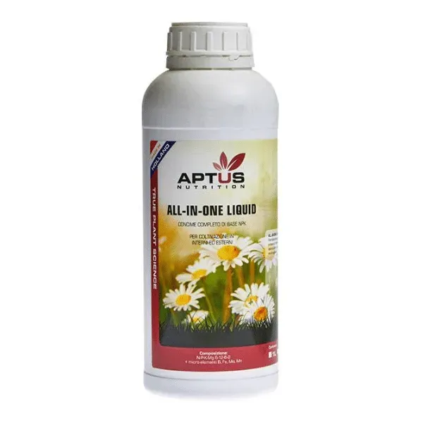 Aptus All-in-One Fertilizzante Liquido 150 ml Crescita Fioritura