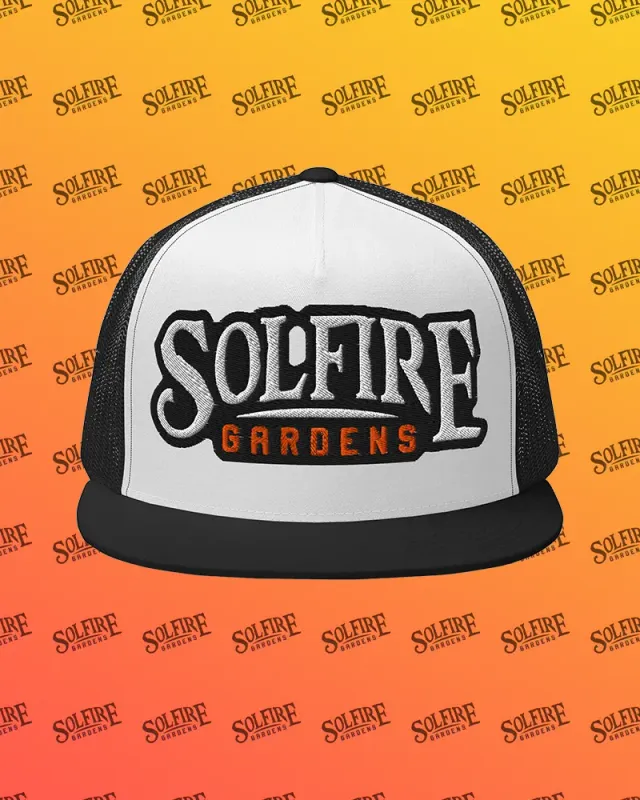 Solfire Gardens Trucker Cap cappellino snapback regolabile