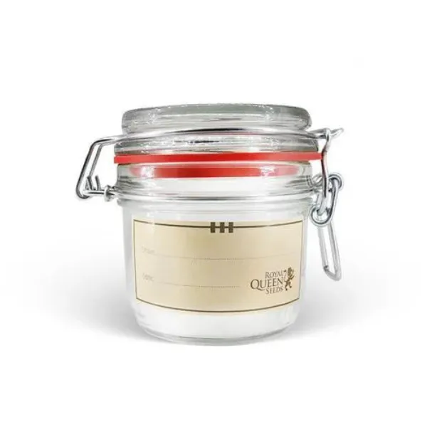 Royal Queen Seeds Glass Herb Jar barattolo vetro 400 ml ermetico