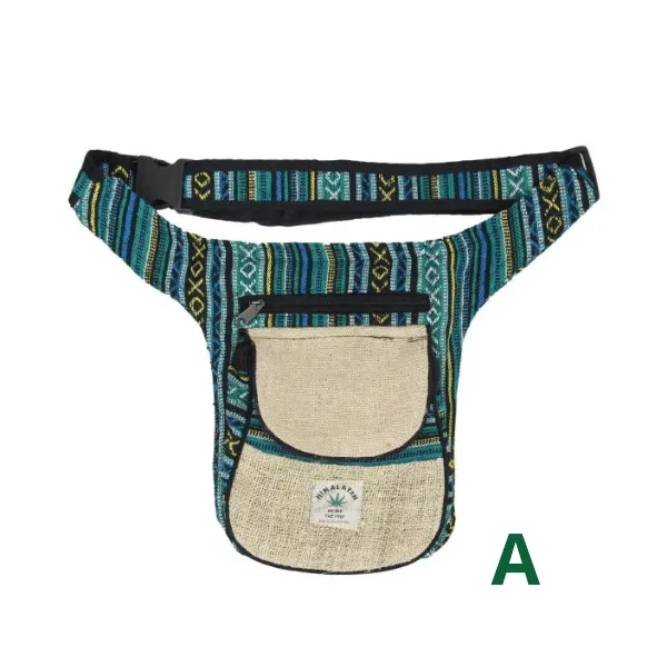 Himalayan HB67 marsupio laterale canapa unisex regolabile