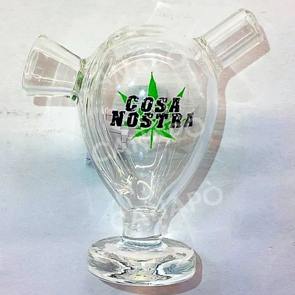 Cosa Nostra Bubbler vetro 5,5 cm trasparente
