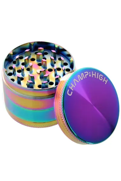 Champ High Rainbow Grinder Metallo 4 Parti 55 mm