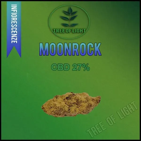 Tree of Light Moonrock infiorescenze CBD 27% compatte