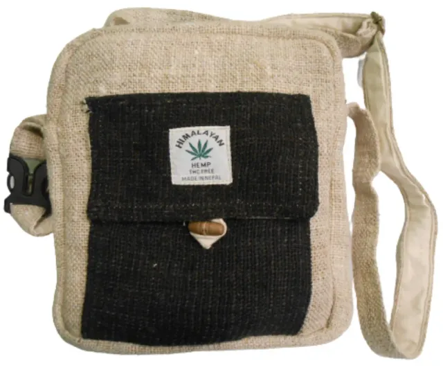 Himalayan HB66 Tracolla Uomo Canapa Bianco Naturale