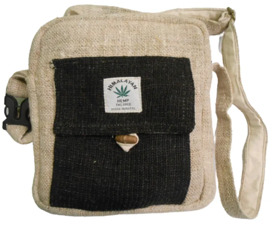 Himalayan HB66 Tracolla Uomo Canapa Bianco Naturale