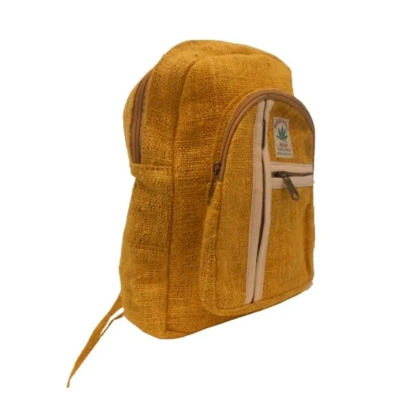 Himalayan HB83-G zainetto in canapa giallo piccolo 30 cm