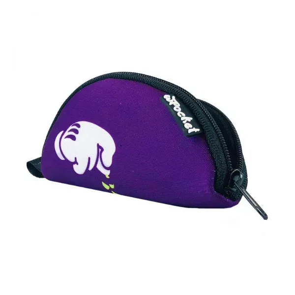 Best Buds wPocket Purple Mickey mistiera portatile con zip