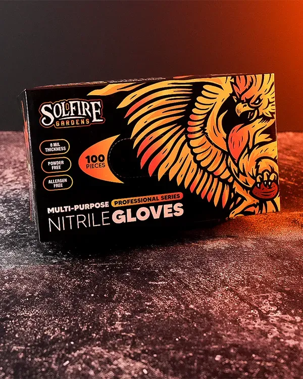 Solfire Gardens Nitrile Gloves guanti nitrile giardinaggio