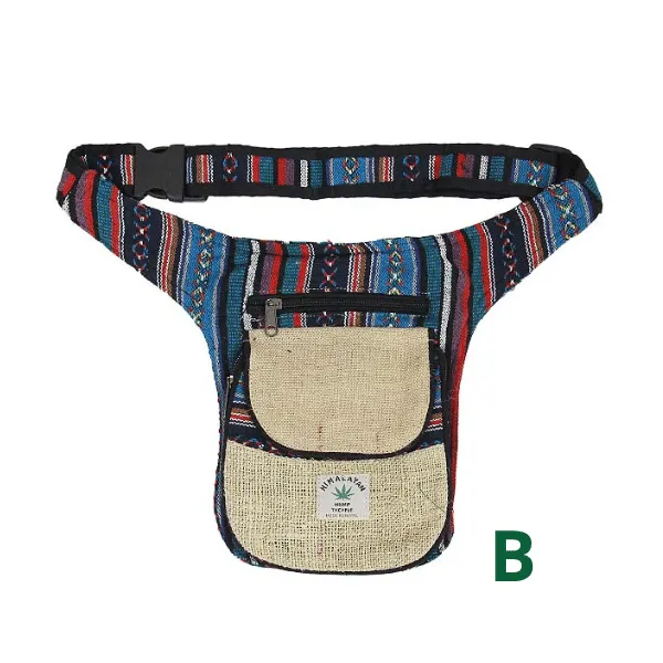 Himalayan HB67 marsupio laterale canapa unisex regolabile