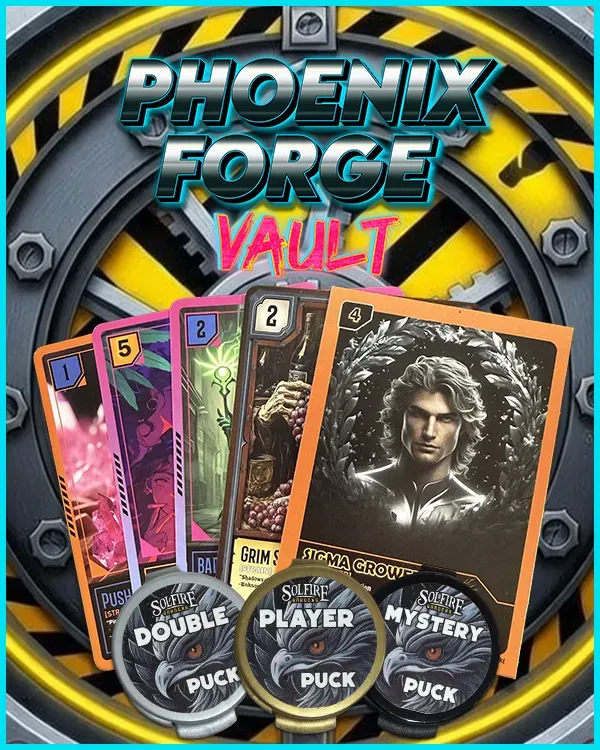 Solfire Gardens Phoenix Forge Vault semi booster pack