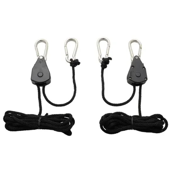 Easy Grow Rope Ratchet carrucole 68kg coppia 2pz