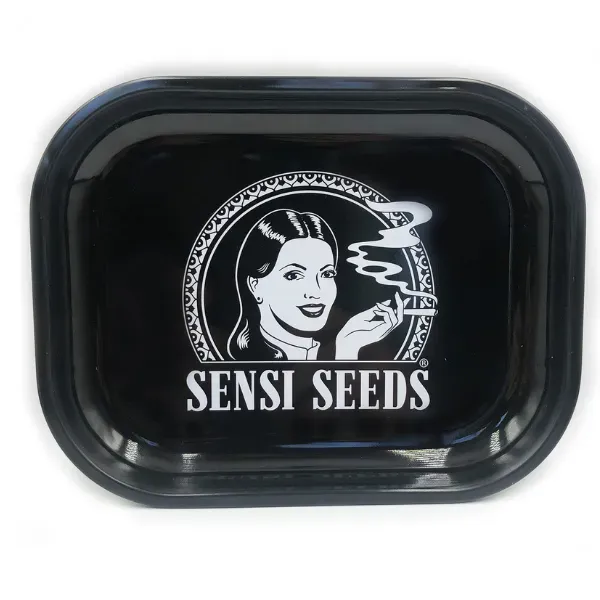 Sensi Seeds Rolling Tray S vassoio metallo nero 18x14