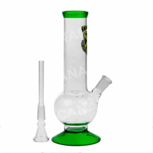 Jamaica bong in vetro verde 21 cm bandiera