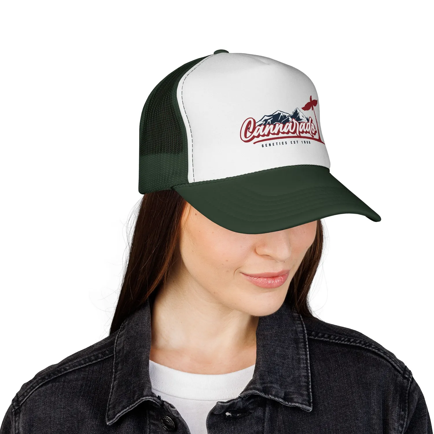 Cannarado Genetics Logo Trucker cappellino snapback regolabile