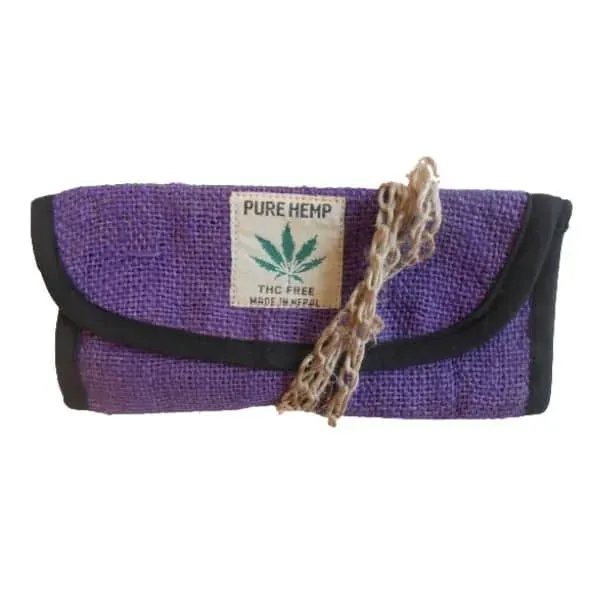 Pure Hemp Portatabacco in Canapa con Cordino