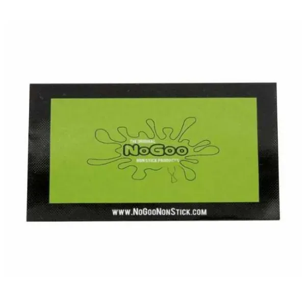 NoGoo Piccolo tappetino in silicone 9x12 cm verde nero antiaderente