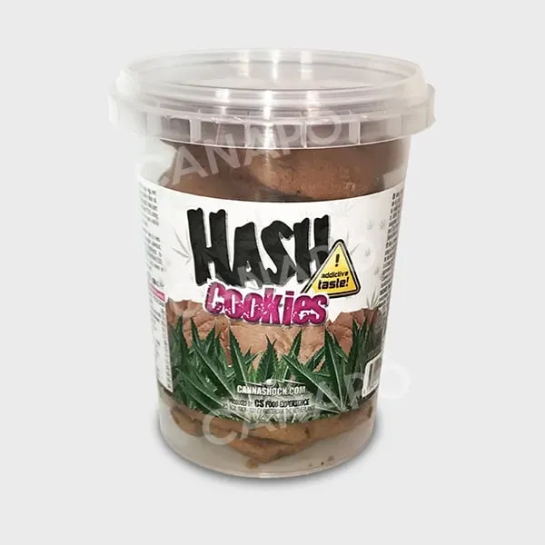 Cannashock Hash Cookies biscotti canapa 120gr cacao