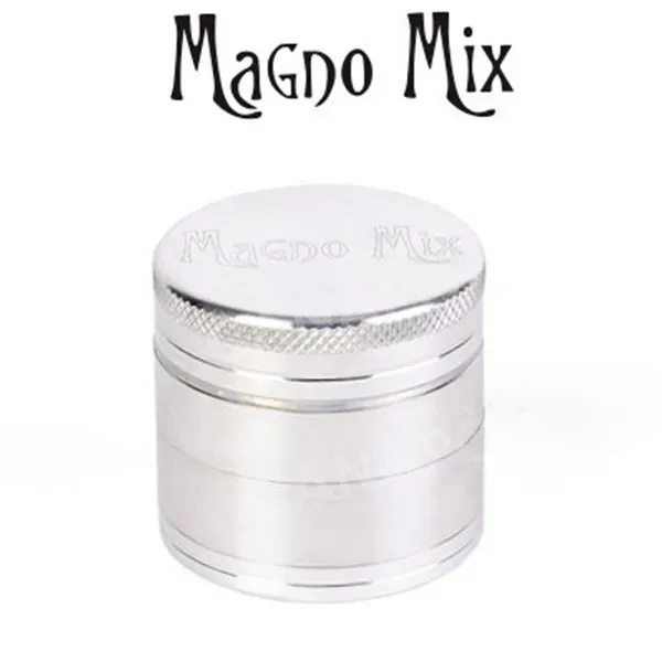 Magno Mix Mini grinder metallo 4 parti 28 mm silver