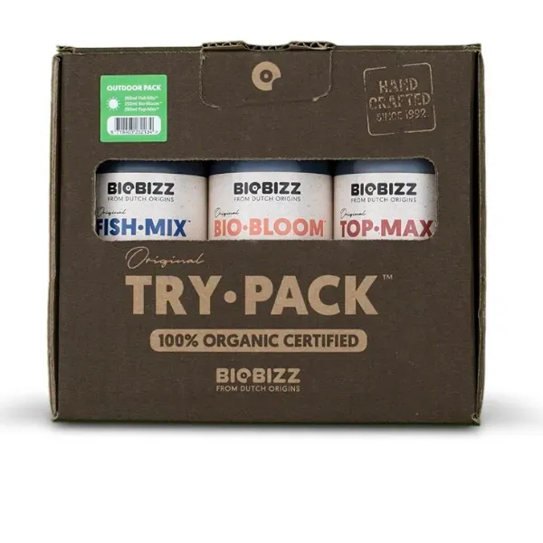 Biobizz Try Pack Outdoor Kit Fertilizzanti 3x250ml