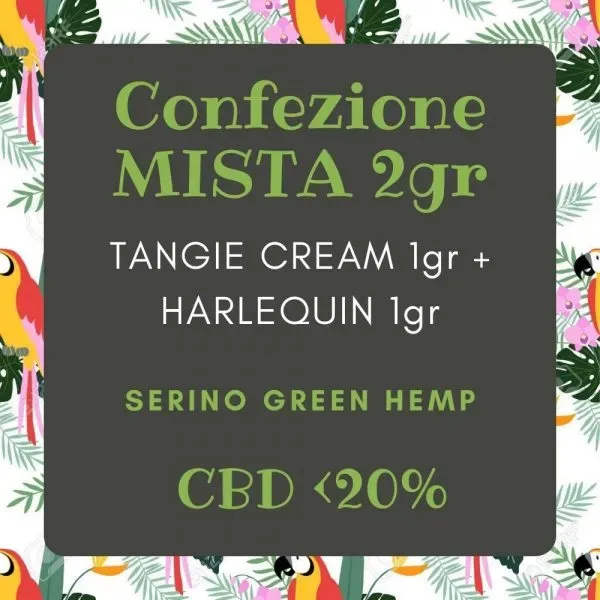 Green Hemp Tangie Cream Harlequin cannabis light 2g