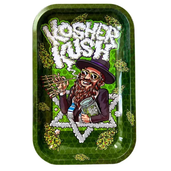 Best Buds Kosher Kush Vassoio Small Verde Metallo