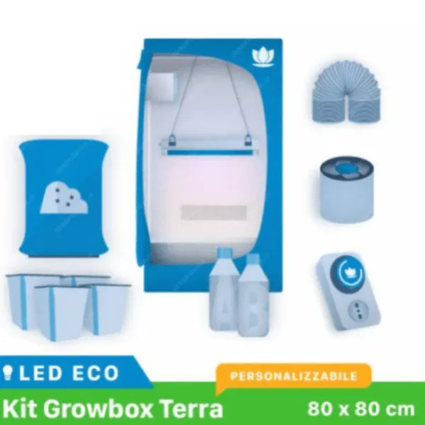 Secret Jardin Hydro Shoot kit grow box 80x80 LED terra completo