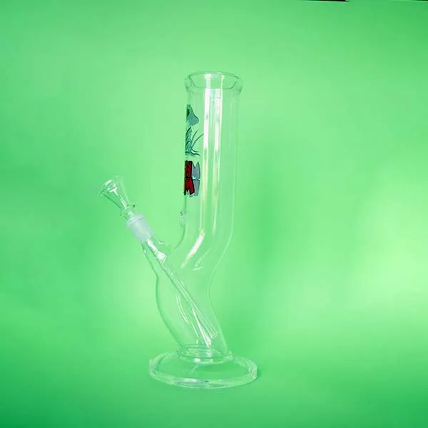 Bong Mushroom vetro 26 cm disegno funghi braciere 14,5 mm