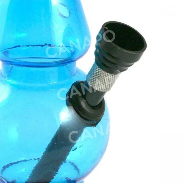 Canapo Magic Lamp bong acrilico blu 22 cm