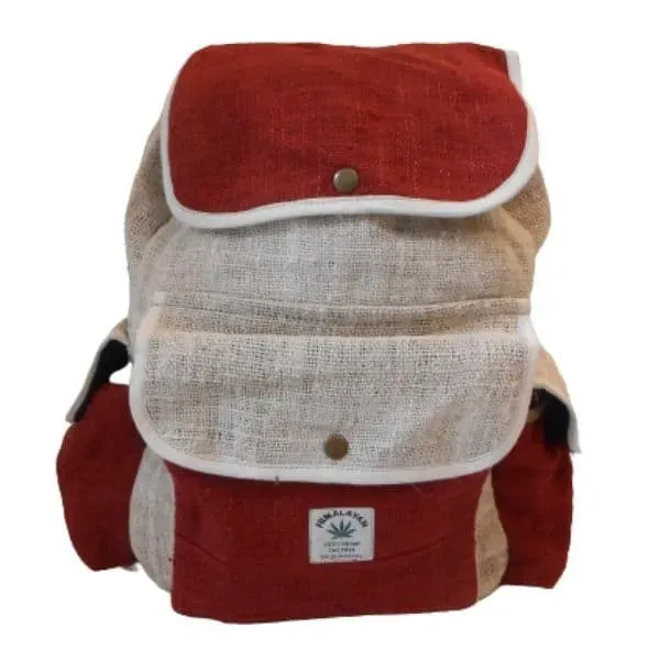 Himalayan HB30 zaino fibra canapa beige rosso