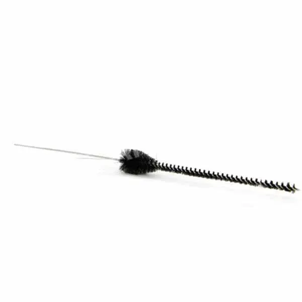 Scovolino bong conico 33cm spazzola pulizia pipe nero