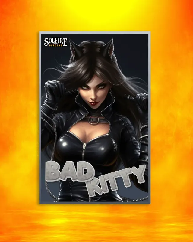 Solfire Gardens Bad Kitty poster con semi 11x17 pack