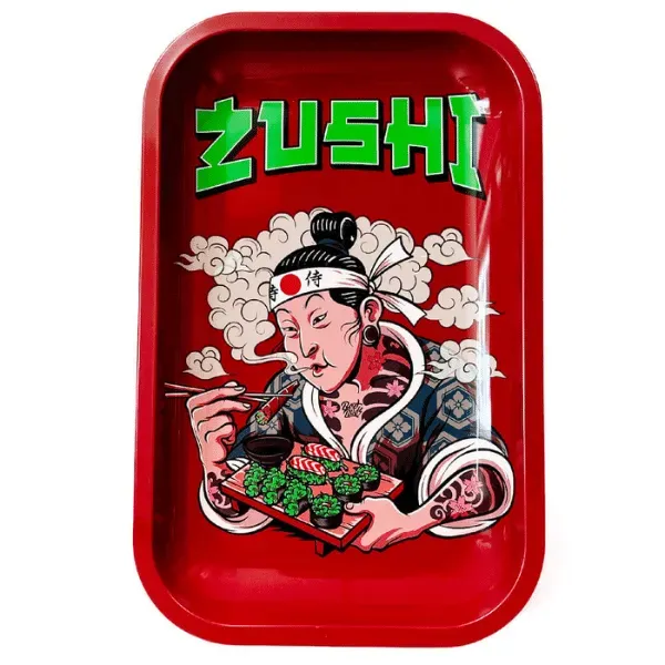 Zushi mistiera vassoio rollare metallo 14x18 cm bordi