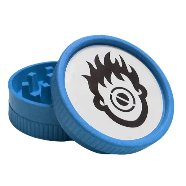 Kush Bong Grinder Biodegradabile 55mm 2 Parti Bioplastica Canapa