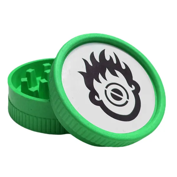 Kush Bong Grinder Biodegradabile 55mm 2 Parti Bioplastica Canapa