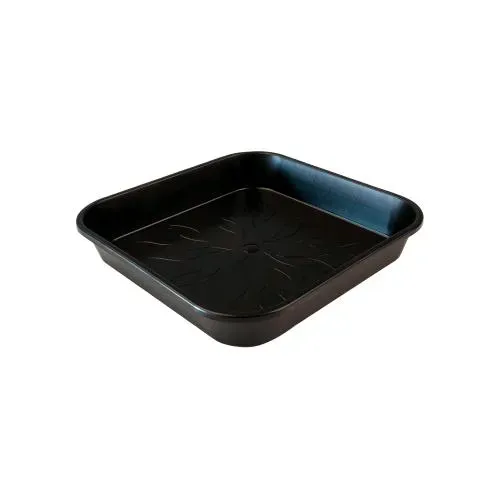 Canapo Senkap sottovaso quadrato nero per vasi 11L e 14L
