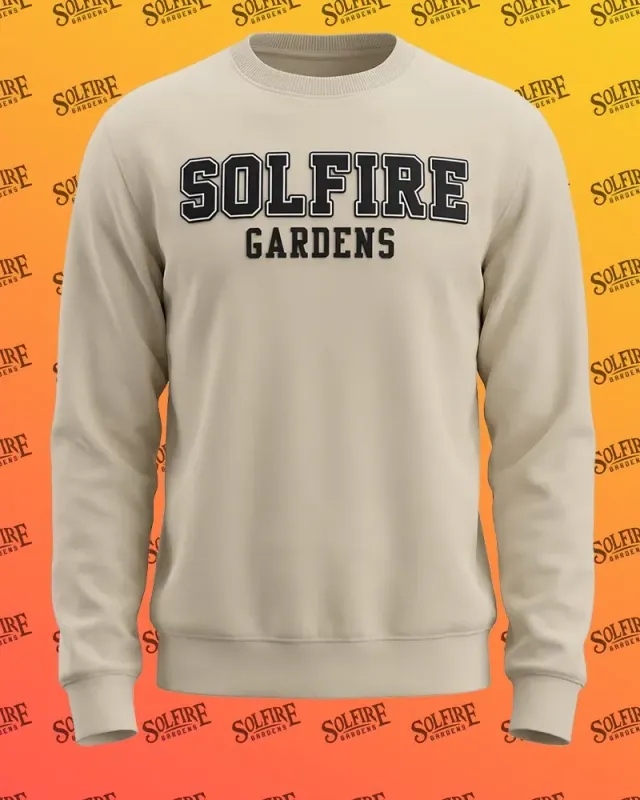 Solfire Gardens Varsity Classic felpa cotone organico